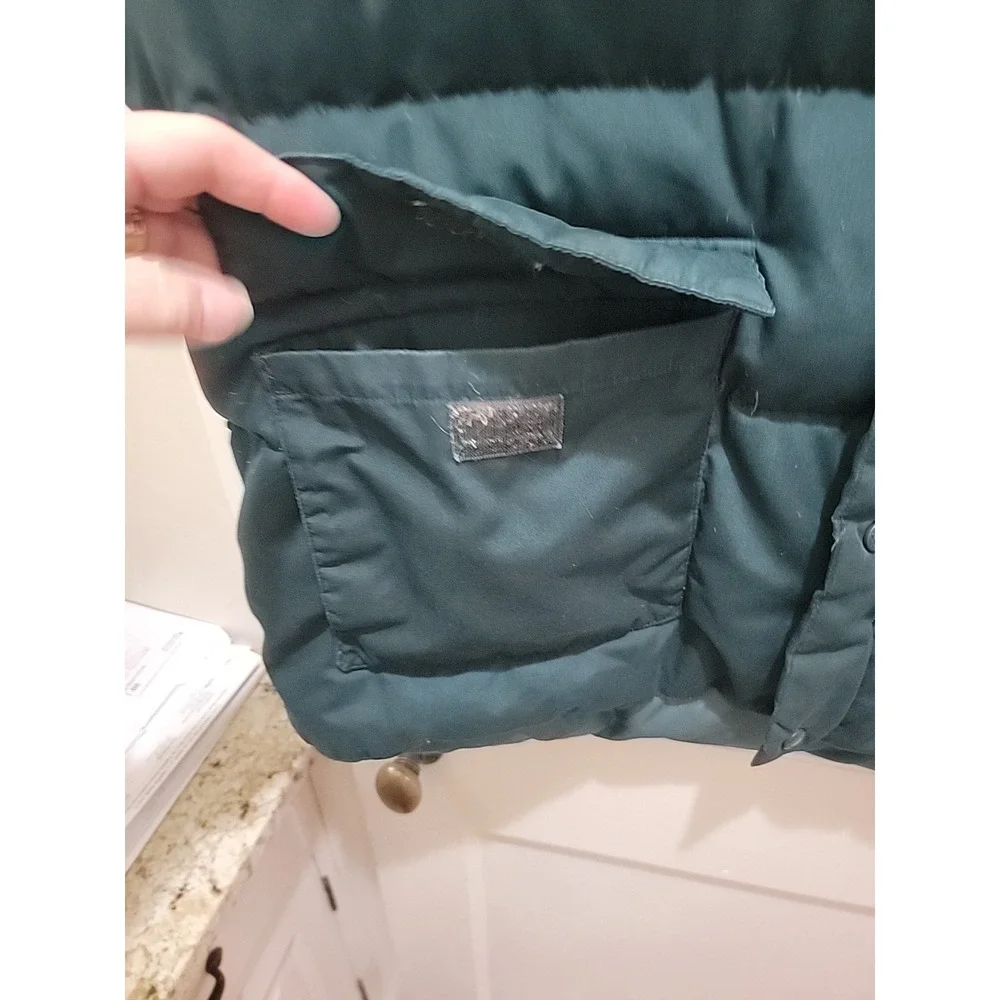 Cabela's Premier Northern Goose Down Dark Green Vest Size XL Tall